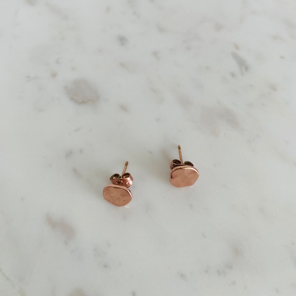 Gorjana Chloe Stud Earrings (rose gold plated)